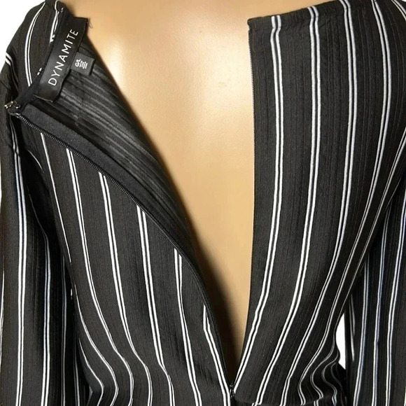 Dynamite front twisted knot black & white striped dress L,
Career,event,office - Picture 5 of 13